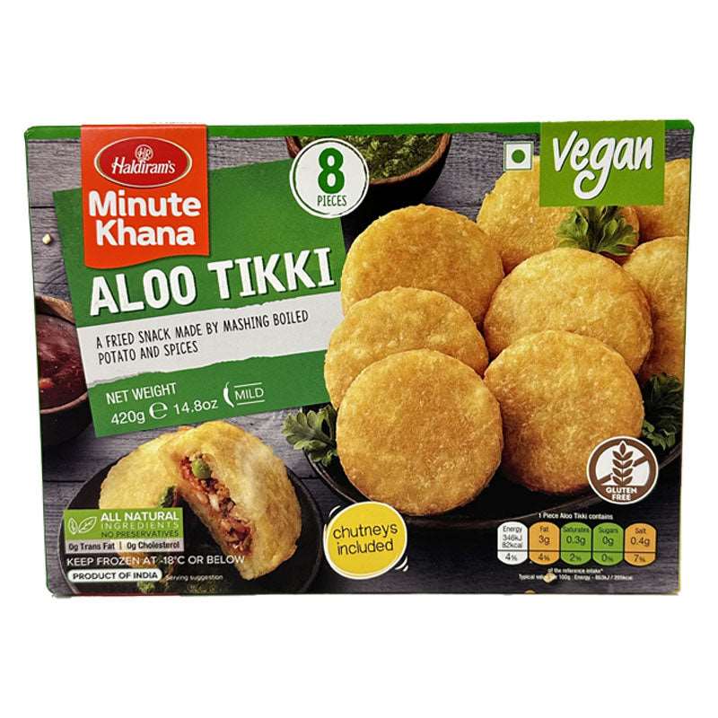 Buy Haldiram Aloo Tikki 425g (Vegan) online UK