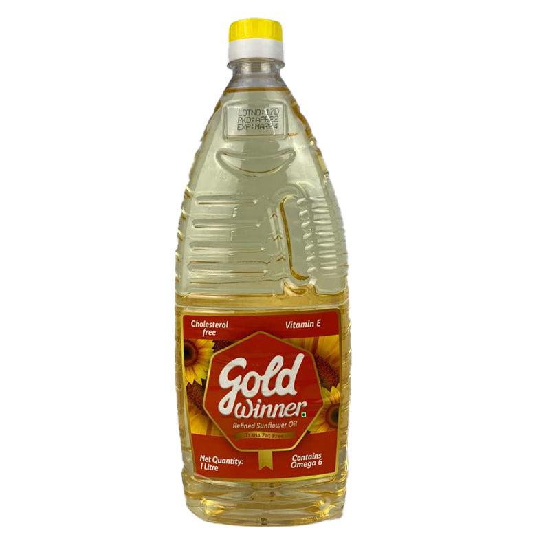 Buy Gold Winner Sunflower Oil 1Ltr online UK