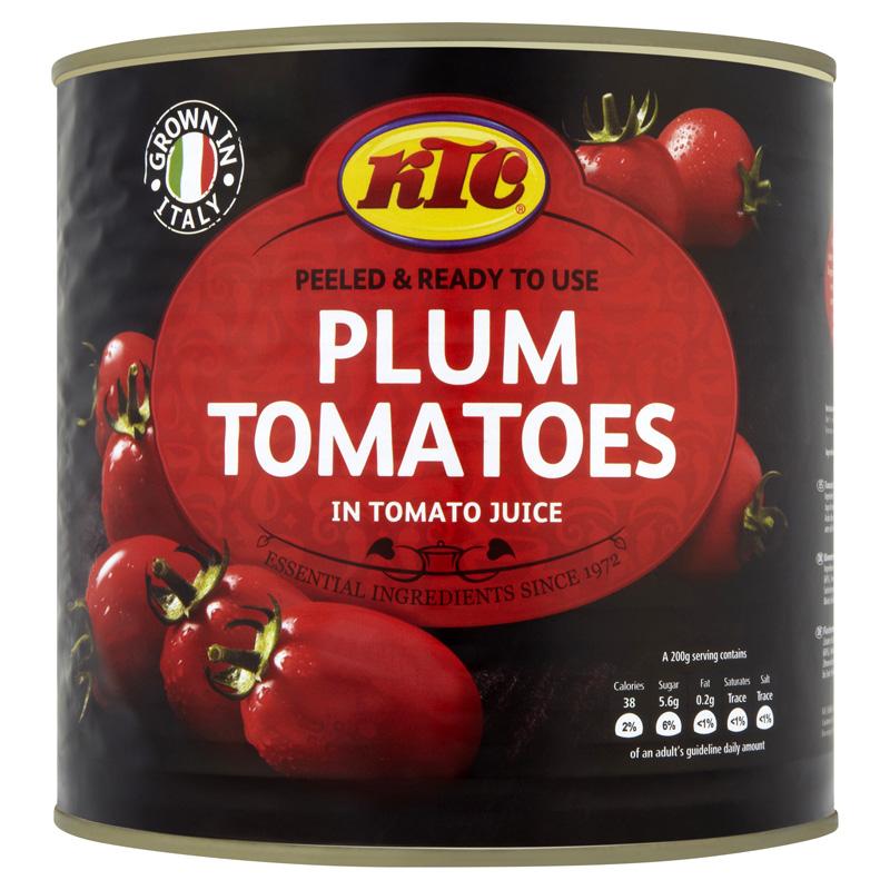 Buy KTC Peeled Plum Tomato ( 6 x 2.25Kg) online UK