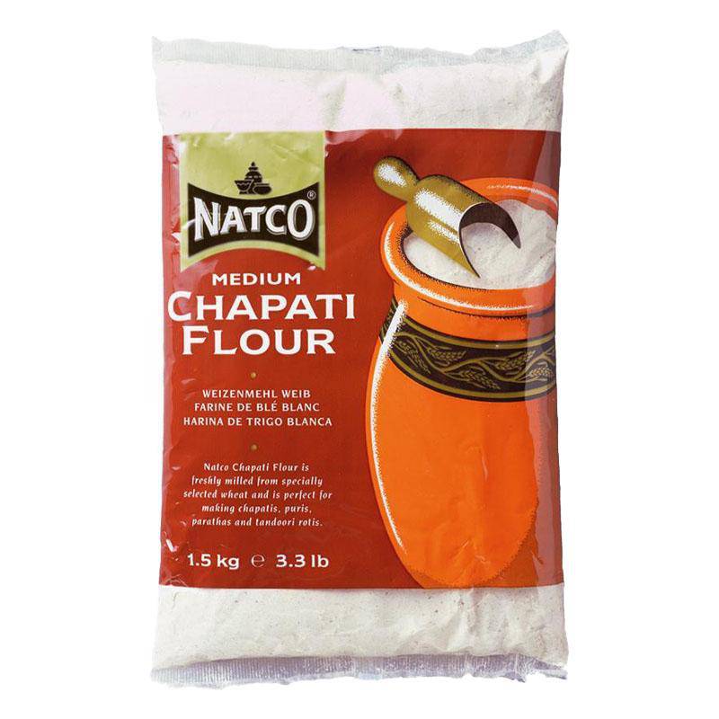 Buy Natco Medium Chapathi Flour 1.5Kg online UK