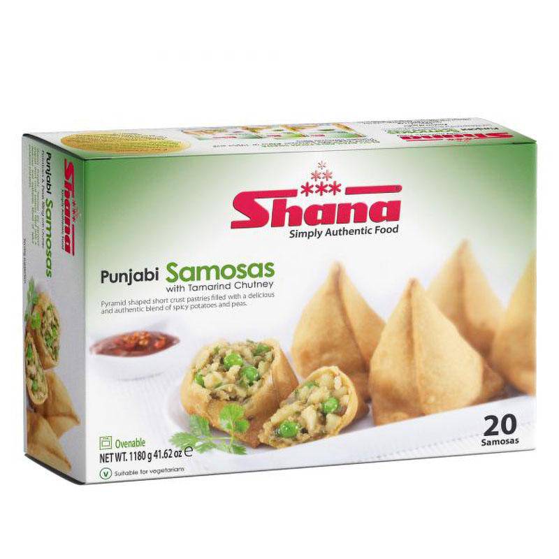 Buy Shana Frozen Punjabi Samosa (Pack of 8) online UK