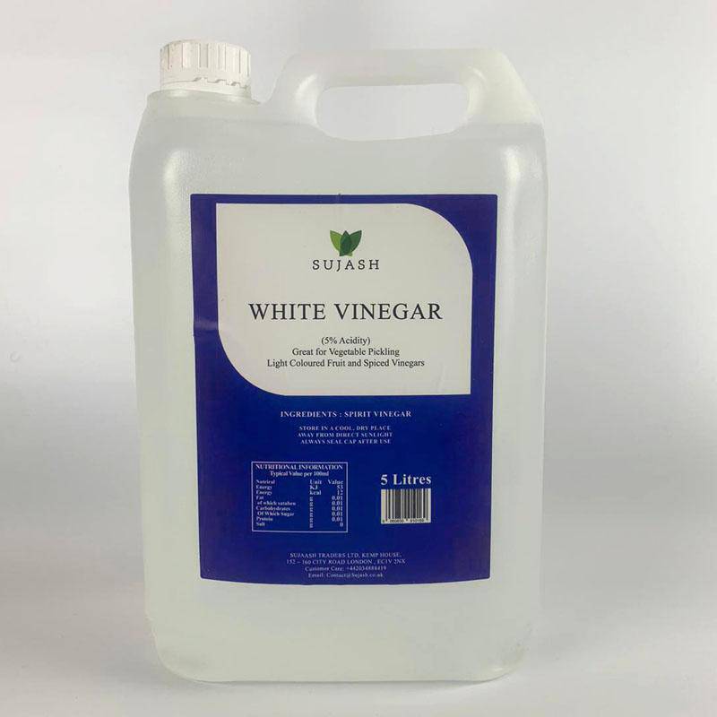 Buy Sujash White Vinegar 5Ltr (Pack of 4) online UK