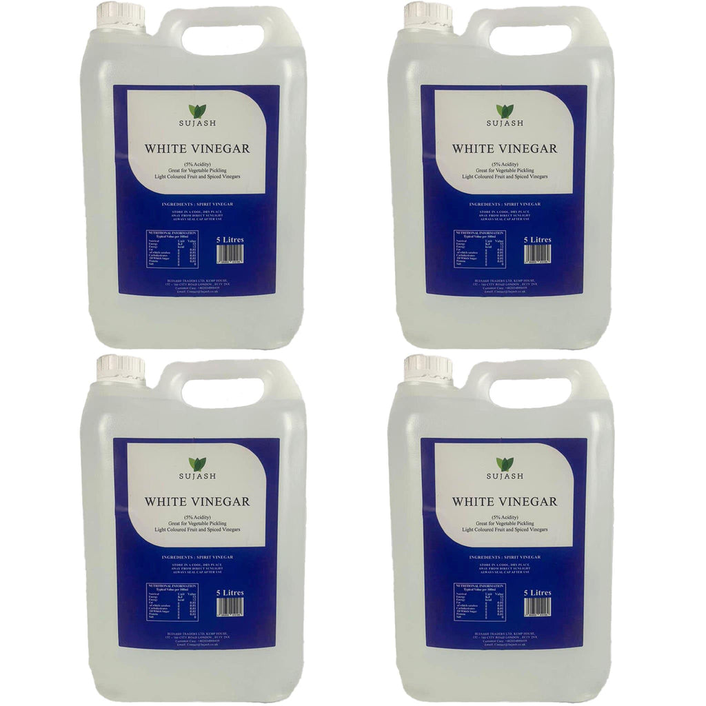 Order Sujash White Vinegar 5Ltr (Pack of 4) online UK