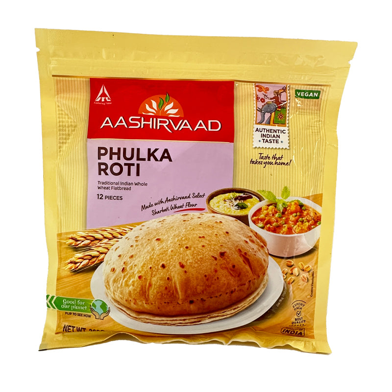 Aashirvaad Phulka Roti (Pack of 12) – SUJASH