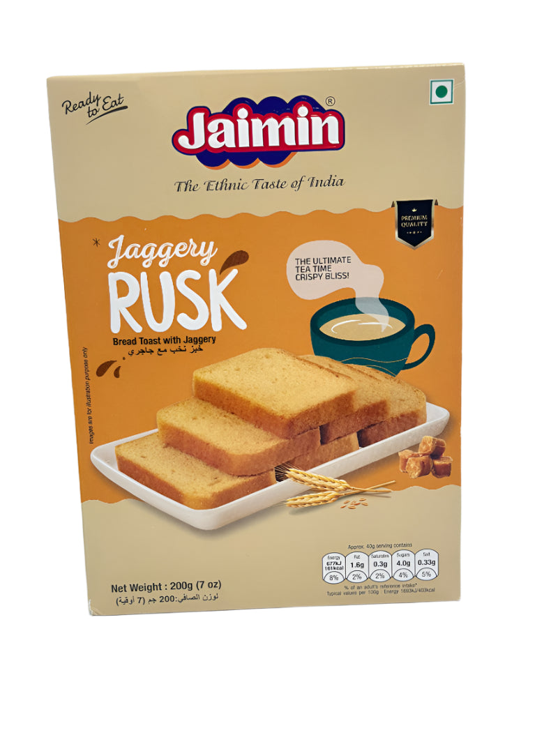 Jaggery Rusk Jaimin Jaggery Rusk 200g – SUJASH