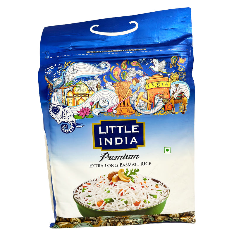 Big Rice Little Rice Little India Long Grain Basmati Rice 5Kg – SUJASH