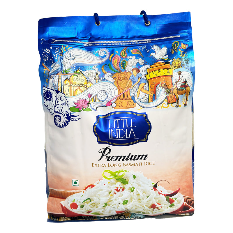 Little India Premium Long Grain Basmati Rice 10Kg – SUJASH
