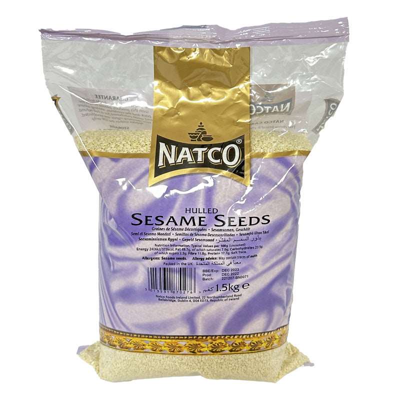Purchase Natco Sesame Seeds Hulled 1.5Kg online UK