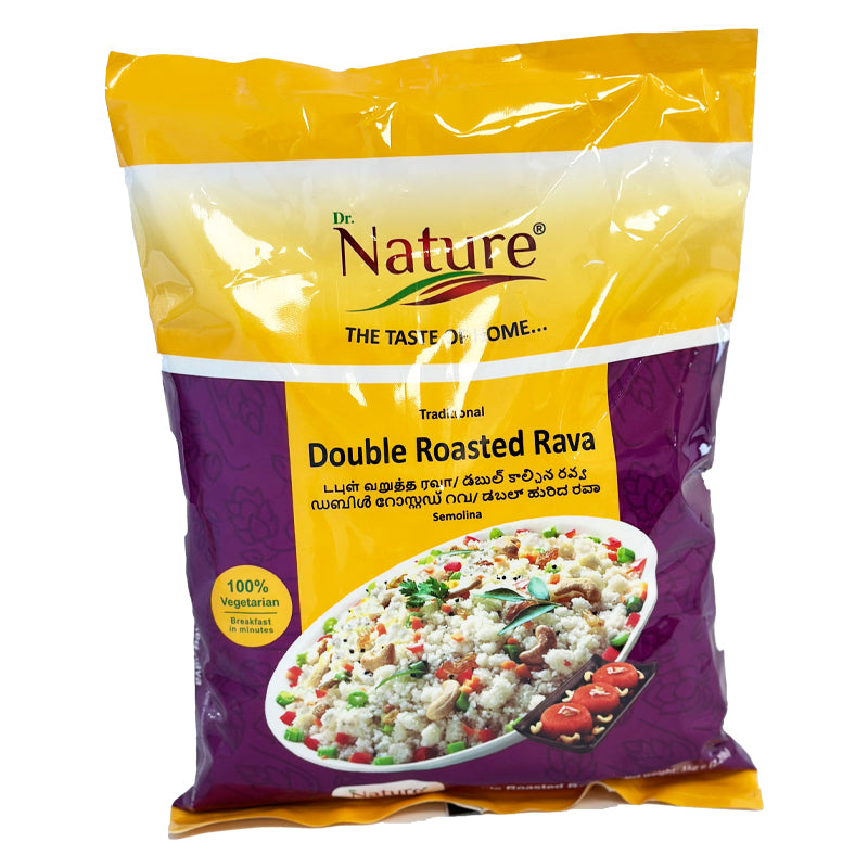 Dr.Nature Double Roasted Rava 1Kg – SUJASH