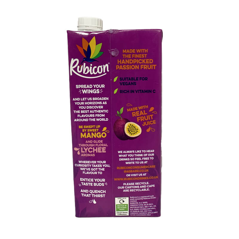 Shop Rubicon passion fruit juice online UK