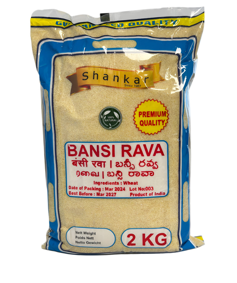 Banse Rava Shankar Bansi Rava 2kg – SUJASH