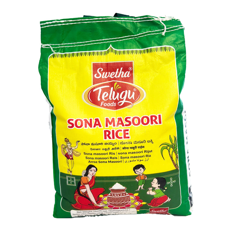 Telugu Sona Masoori Rice 9Kg – SUJASH