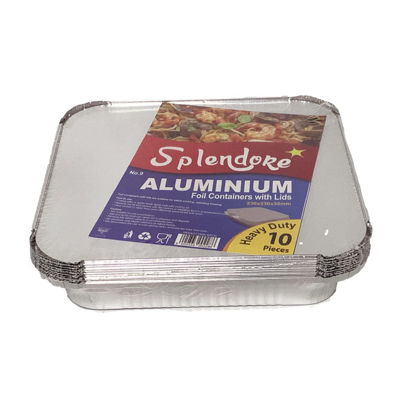 Buy No.9 Aluminium Foil Containers With Lids online UK