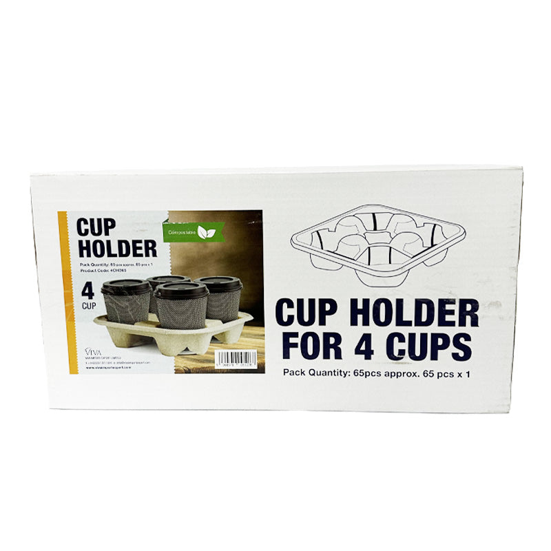4 cup coffee take away cup holder