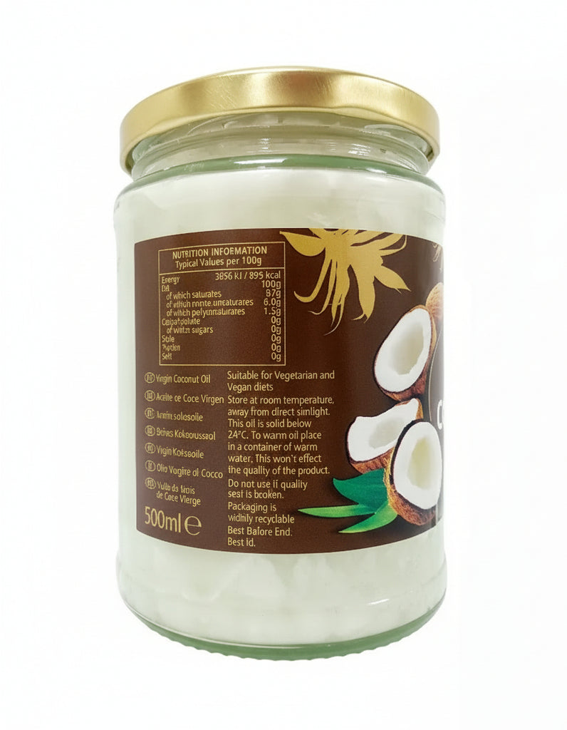 pure and natural virigin coconut oil 