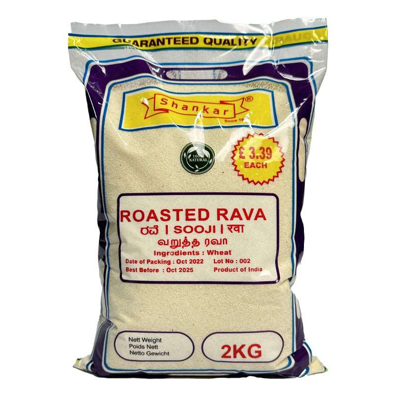 Shop Shankar Roasted Upma Rava 2Kg online | Sujash UK – SUJASH