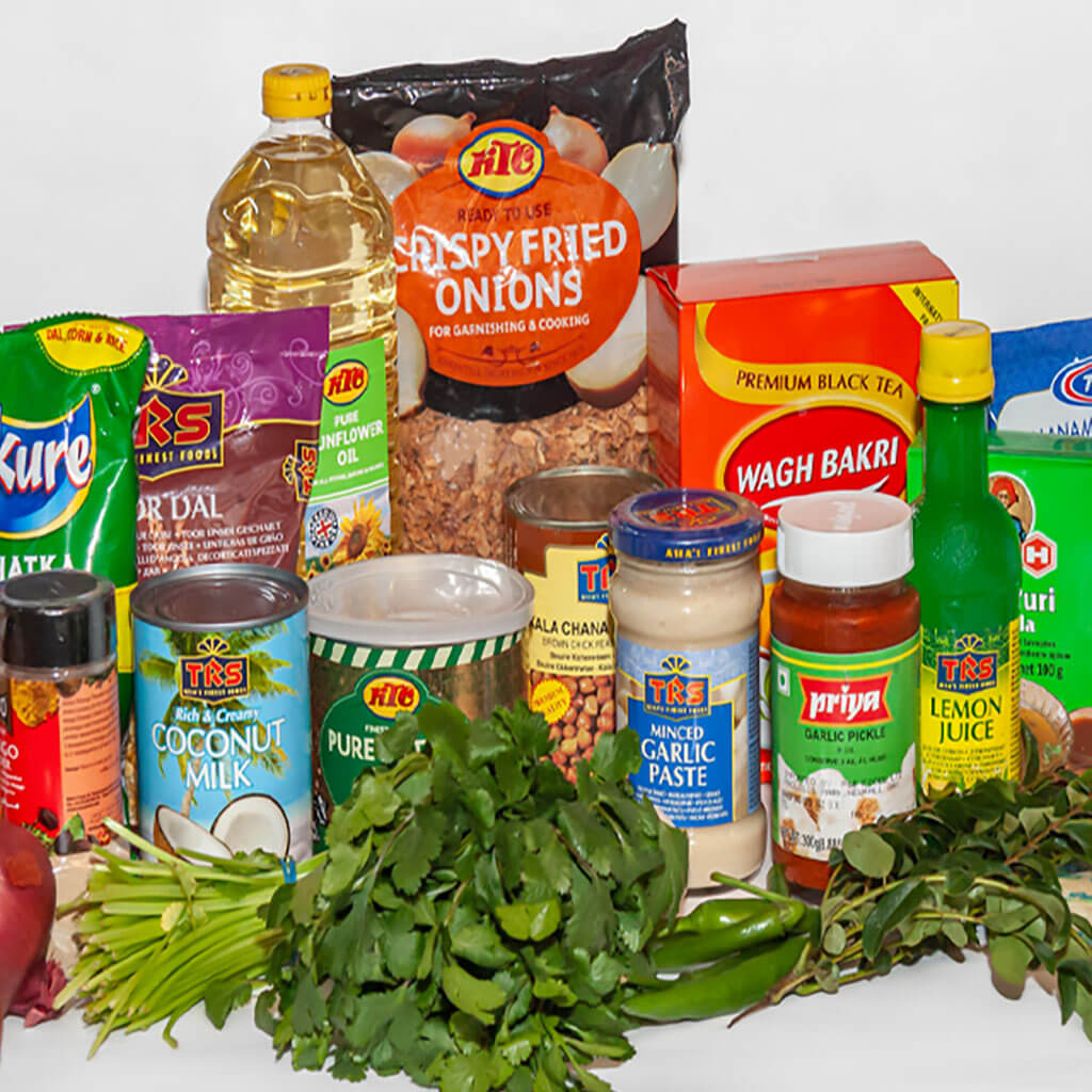 Indian grocery product range