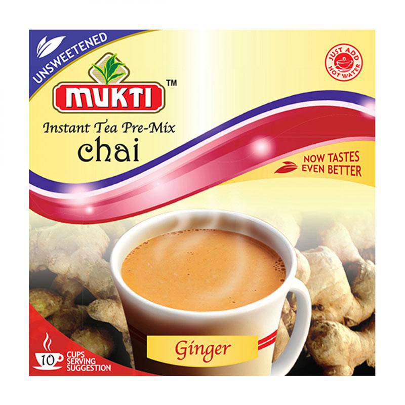 Buy Mukti Ginger Tea 225g (10 sachets) online UK