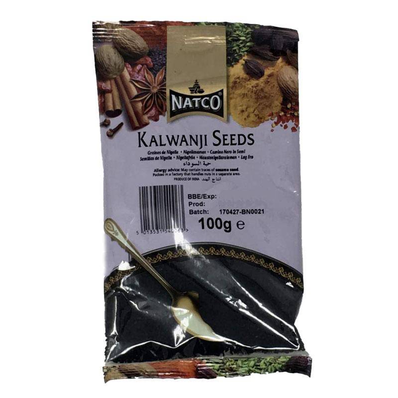 Buy Natco Kalwanji | Black Onion seeds 100g online UK
