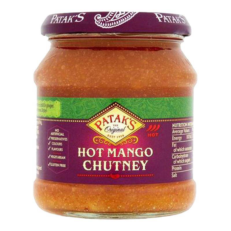 Patak's Hot mango chutney 340g