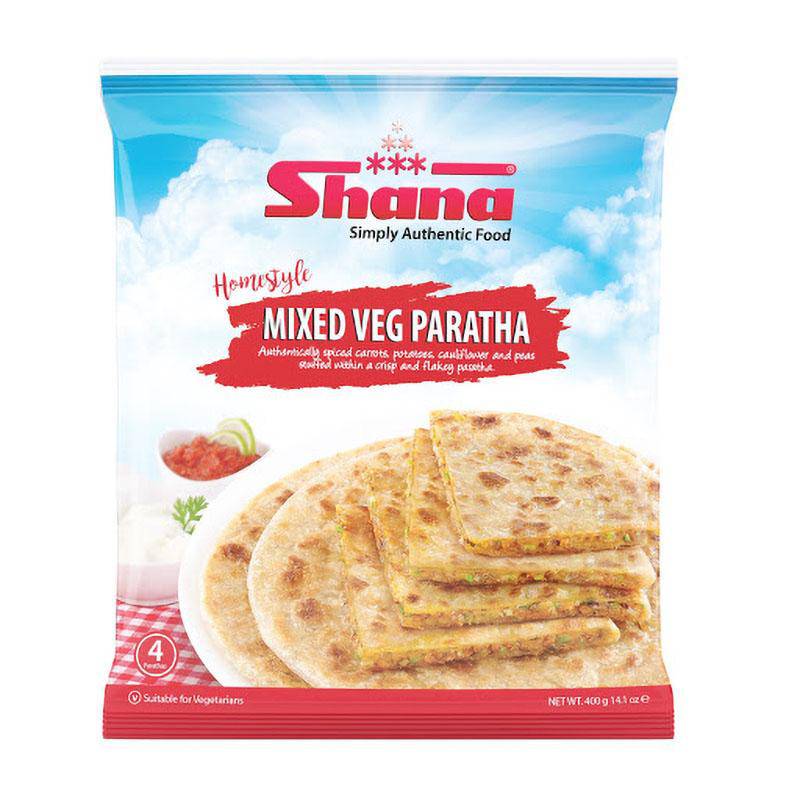 Buy Shana Mixed Vegetable Paratha 400g online UK
